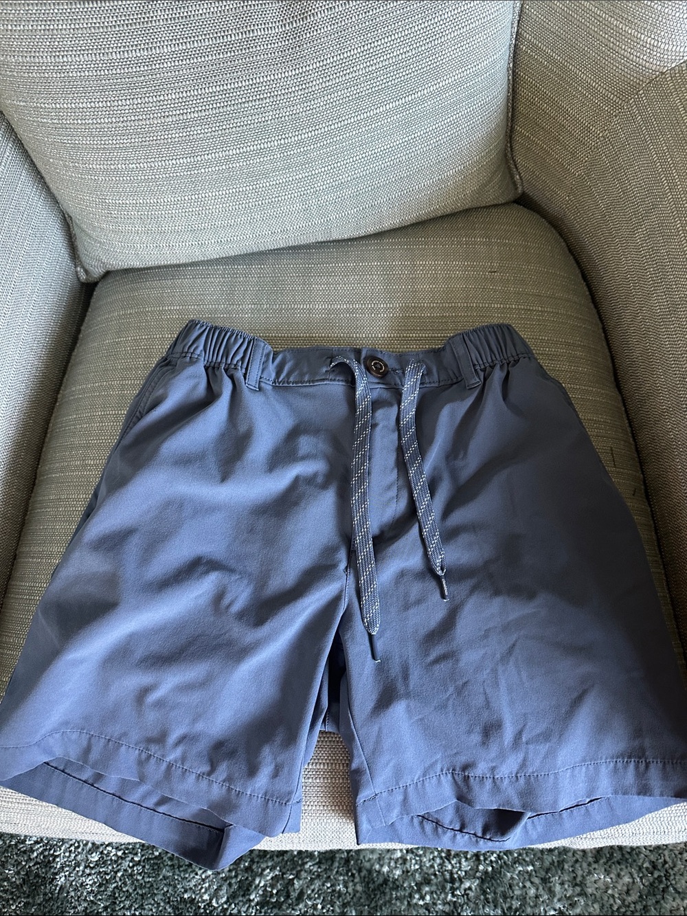 chubbies Men's Navy Athletic Drawstring Shorts